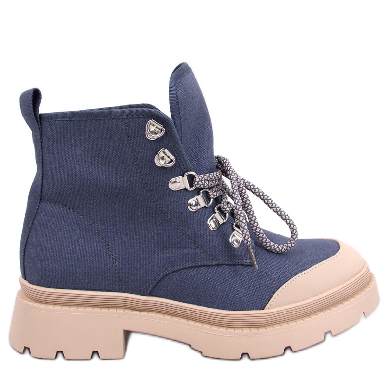 Modré trekové tenisky modrý