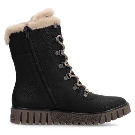 Rieker RKR745 Black Membránové boty černá Rieker RKR745 Black Membránové boty černá