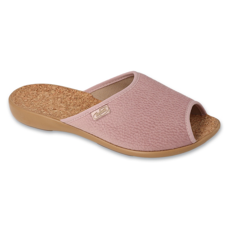 Dámské pantofle Befado s korkovou stélkou 254D164 růžové růžový