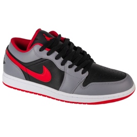 Nike Air Jordan 1 Low 553558-060 Grey-Black šedá Nike Air Jordan 1 Low 553558-060 Grey-Black šedá