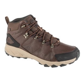 Kožené boty Columbia Peakfreak Ii Mid Outdry 2100701231 hnědé s membránou hnědý Kožené boty Columbia Peakfreak Ii Mid Outdry 2100701231 hnědé s membránou hnědý
