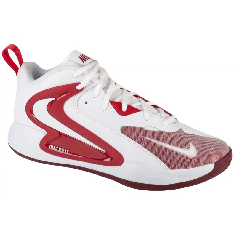 Volejbalové boty Nike Hyperset 2 FQ7070-106 bílá/červená bílý
