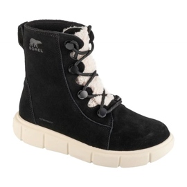 Sorel Explorer III Joan Cozy WP 2077981010 Shoes Black černý