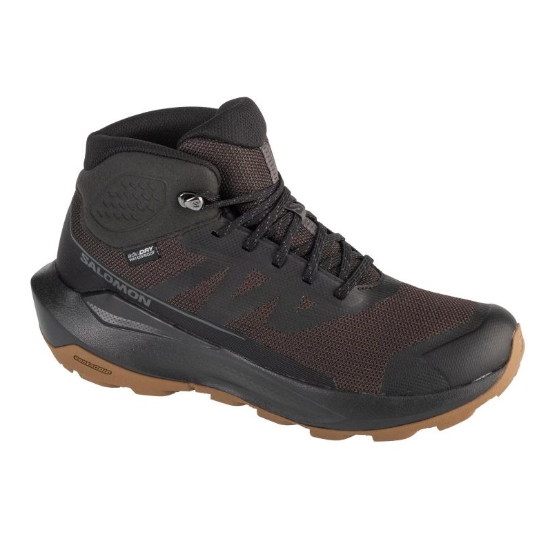 Salomon Elixir Tour Mid WP 475778 Bronzové boty s membránou hnědý