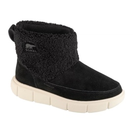 Boty Sorel Explorer Iii Slip-on Cozy Wp 2079341010 černá