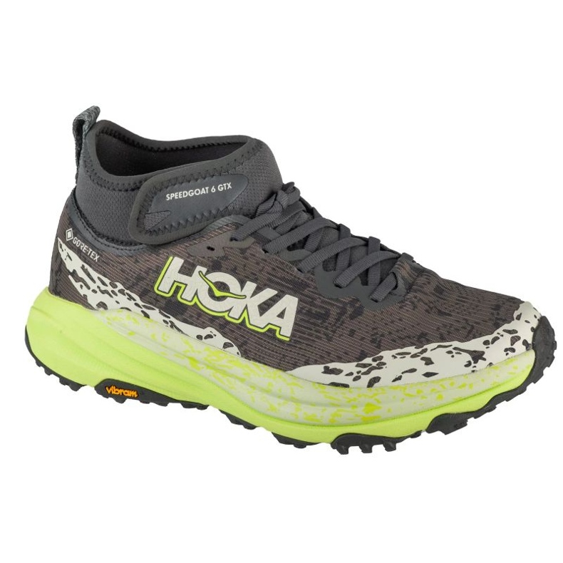 Běžecké boty Hoka Speedgoat 6 Mid Gtx 1155152-OT šedá