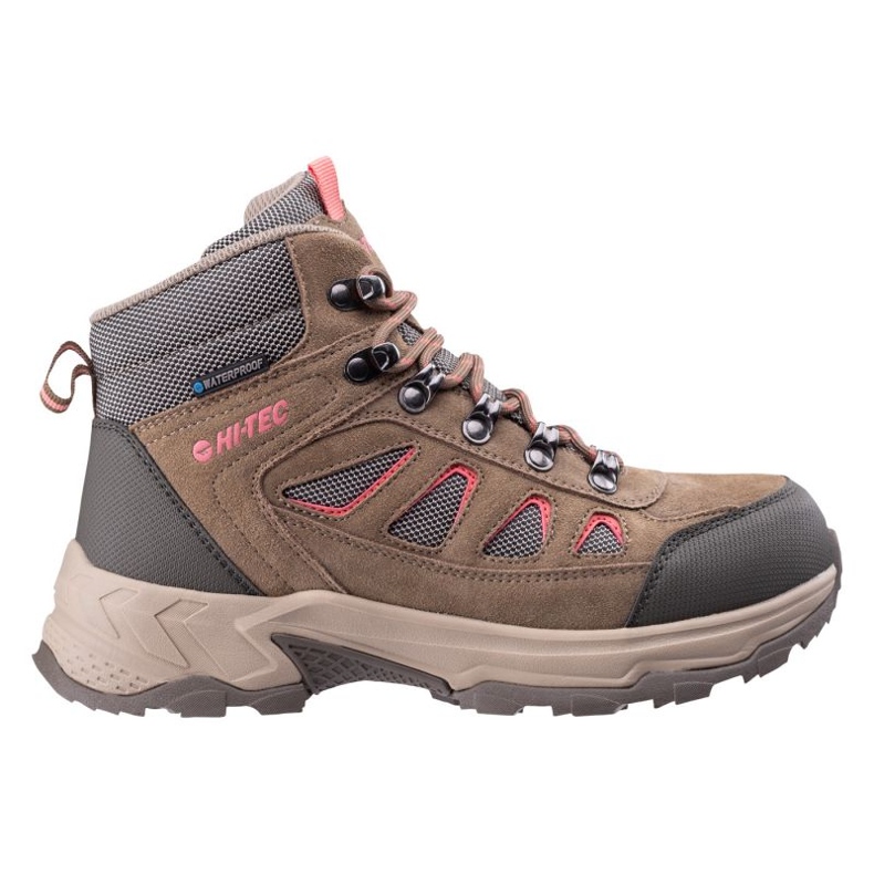 Hi-Tec Herry Mid 92800622337 Shoty s bronzovou membránou hnědý
