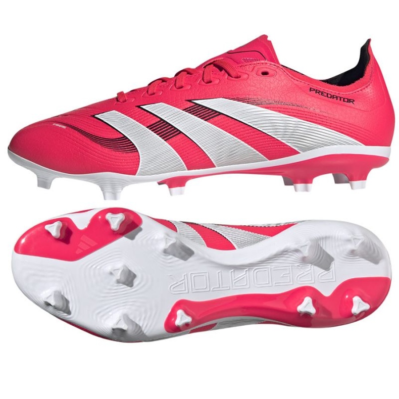 Adidas Predator League FG/MG ID3745 Fotbalové boty červené Adidas Predator League FG/MG ID3745 Fotbalové boty červené