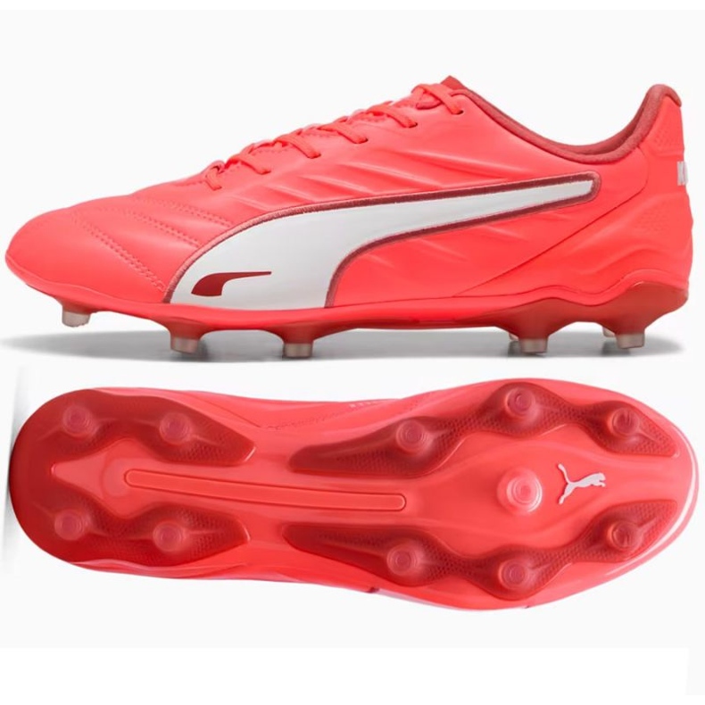 Puma King Pro FG/AG 108308-01 Fotbalové boty červené