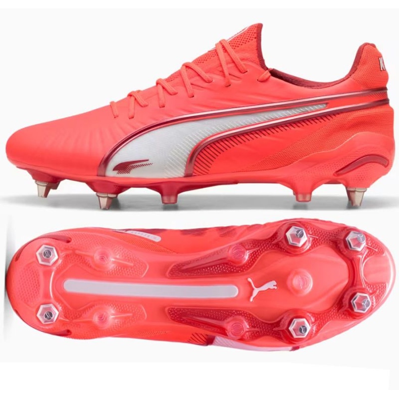 Puma King Ultimate MXSG 108304-01 Fotbalové boty červené
