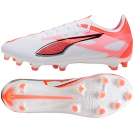 Puma Ultra 5 Match FG/MG 108166-01 Fotbalové boty bílý