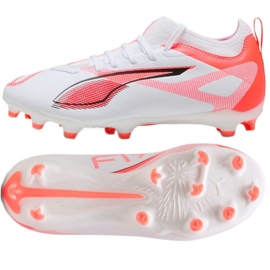 Puma Ultra 5 Match FG/MG 108167-01 Fotbalové boty bílý