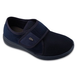 Dámské boty Dámské suché suchý zip z Dr.orto Befado s vyměnitelným vložením PU 088D001 Navy Blue modrý