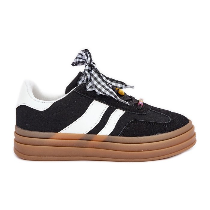 Dámské tenisky s černými kolíky černá Dámské tenisky s černými kolíky černá