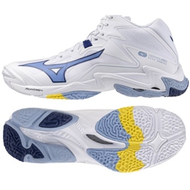 Mizuno Wave Lightning Z8 Mid V1GA240597 Bílé boty bílý Mizuno Wave Lightning Z8 Mid V1GA240597 Bílé boty bílý