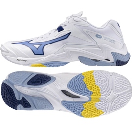 Mizuno Wave Lightning Z8 V1GA240097 Bílé boty bílý
