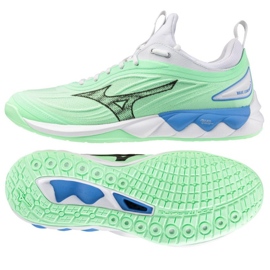 Mizuno Wave Luminous 3 V1GA242086 Zelené boty zelený