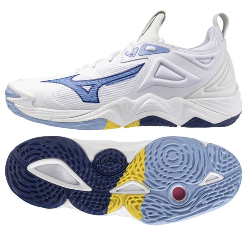 Momentum Mizuno Wave 3 V1GA231297 Bílé boty bílý