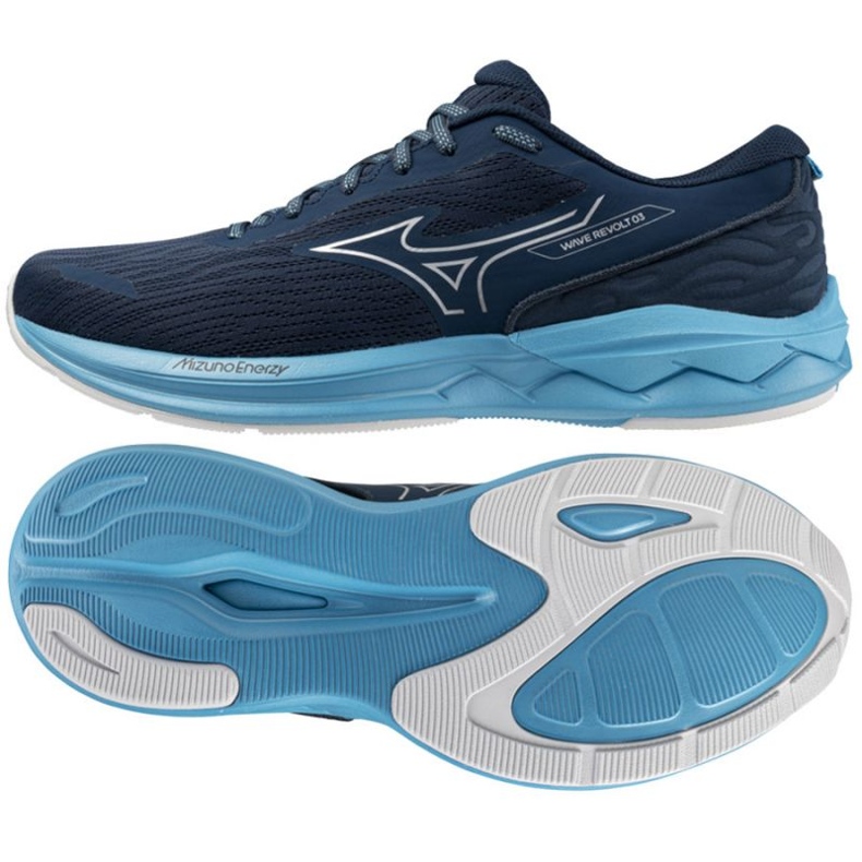 Mizuno Wave Revolt 3 J1GC248154 námořní boty modrý Mizuno Wave Revolt 3 J1GC248154 námořní boty modrý