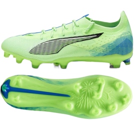 Puma Ultra 5 Pro FG/AG 107685-03 Green Shoes zelený
