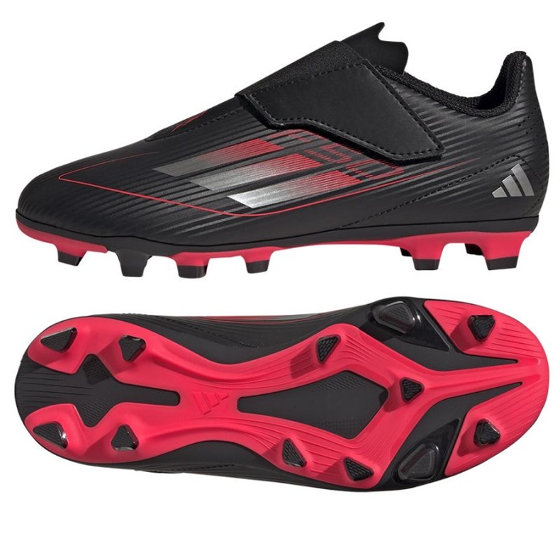 Adidas F50 Club Vel fg/mg IE3730 černý suchý zip černá