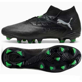 PUMA Future 8 Pro FG/AG 108139-02 Black Shoes s ponožkou černý