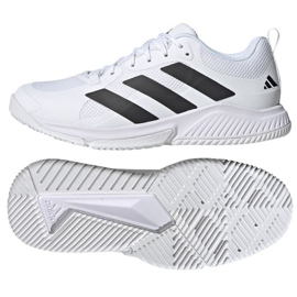 Adidas Court Team 2.0 HR1239 Volejbalové boty bílý Adidas Court Team 2.0 HR1239 Volejbalové boty bílý