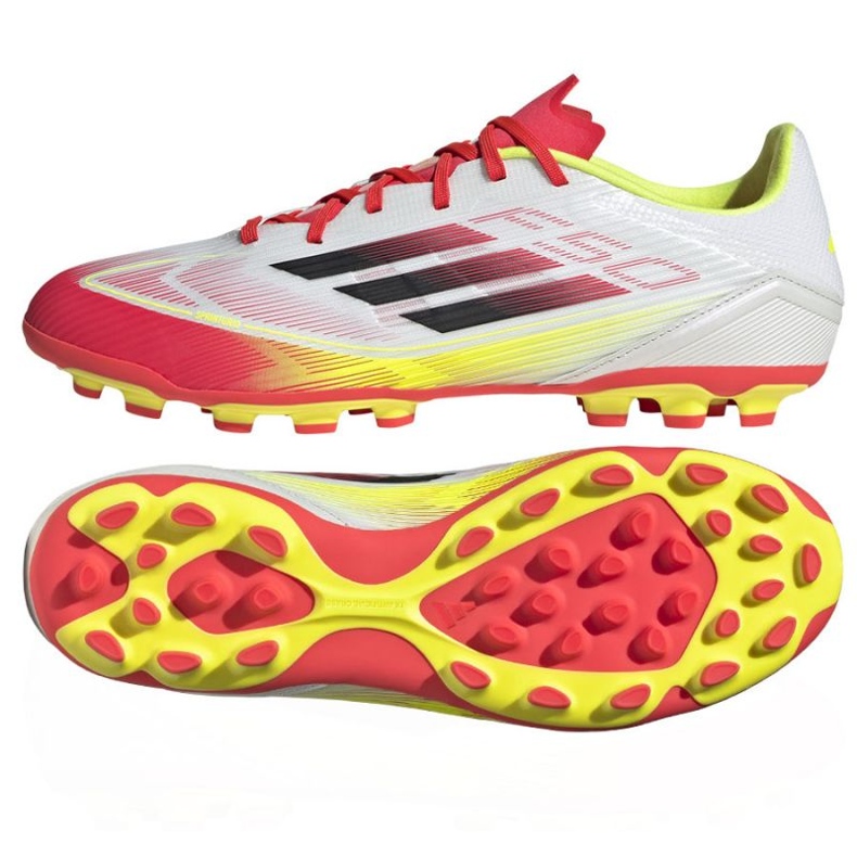 Adidas F50 League 2G/3G Ag IE1262 Bílé fotbalové boty bílý