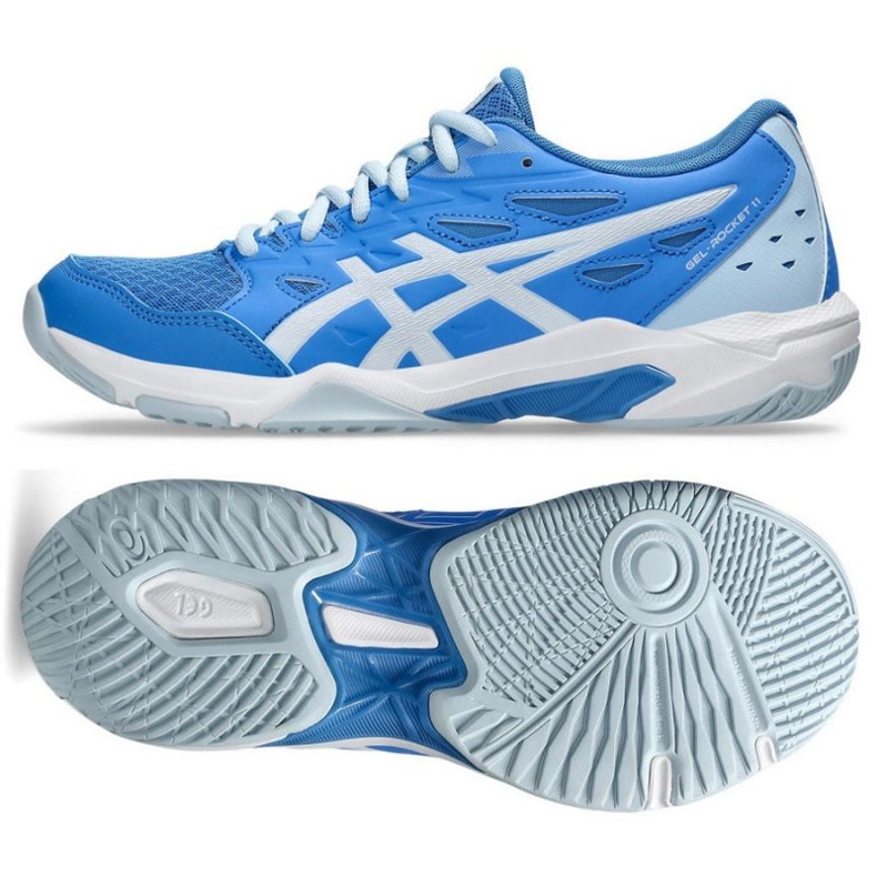 Asics Gel-Rocket Volleyball Shoes 11 1072A093 402 Blue modrý Asics Gel-Rocket Volleyball Shoes 11 1072A093 402 Blue modrý