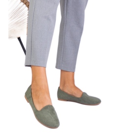 Green Classic Ballerinas z Ekozamsz zelený