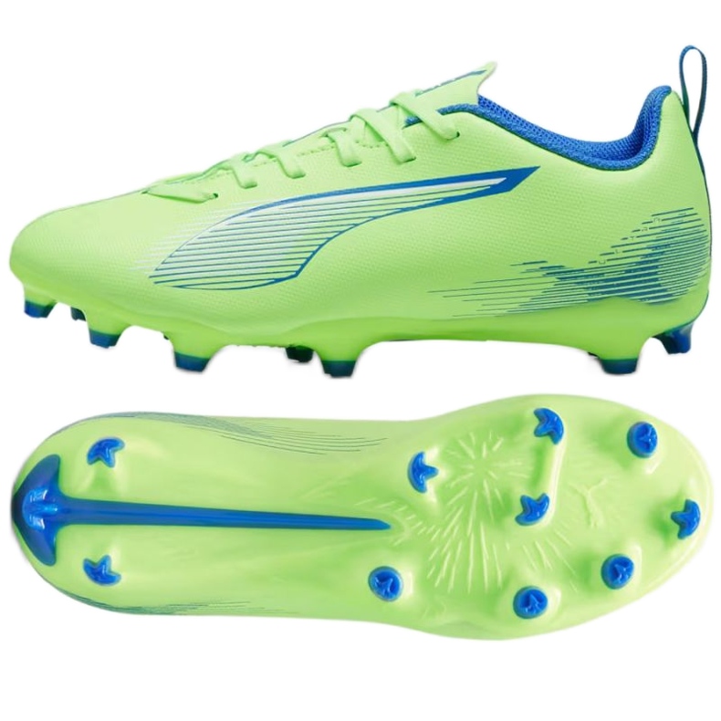 PUMA Ultra 5 Play FG/AG 107695-03 Green Shoes zelená PUMA Ultra 5 Play FG/AG 107695-03 Green Shoes zelená