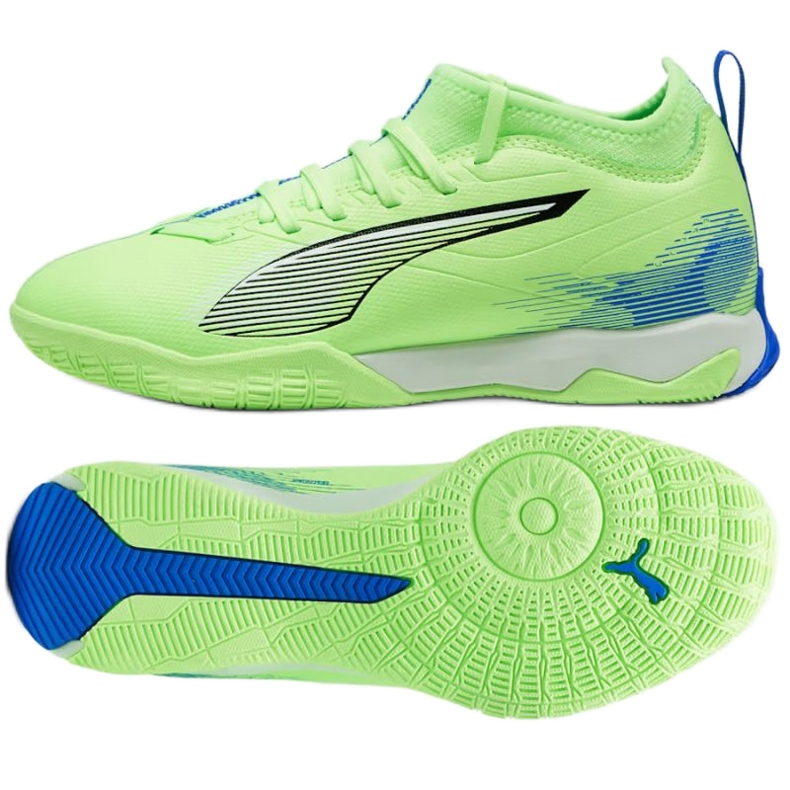 PUMA Ultra 5 Match It+ Mid 108099-03 zelené boty zelená PUMA Ultra 5 Match It+ Mid 108099-03 zelené boty zelená