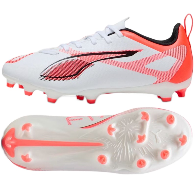 PUMA ULTRA 5 PLAY FG/AG 108170-01 Bílé boty bílý