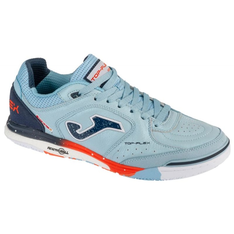 Joma Top Flex odraz 2505 ve fotbalových botách Tors2505in modrý