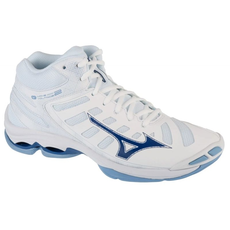 Mizuno vlnové napětí 2 Mid V1GA246511 bílé boty bílý