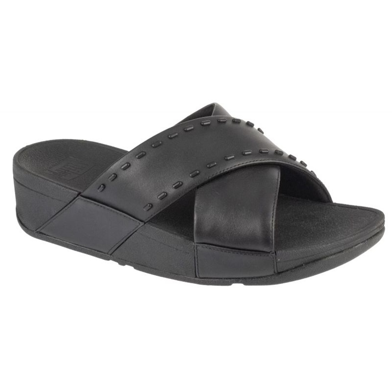 Fitflop lulu gumové-studu GB2-001 Shoes Black černá Fitflop lulu gumové-studu GB2-001 Shoes Black černá