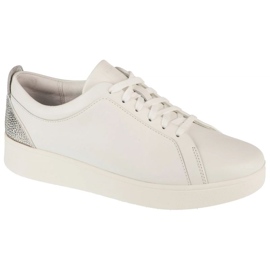 Fitflop Rally Crystal Sneakers Hy8-610 boty se zirkony bílý