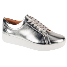 Fitflop Rally Sneakers X22-011 Metallic Boty stříbrný
