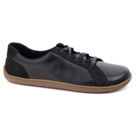 Bosý minimalistická kožená vosa Wasak 0743W Black černý