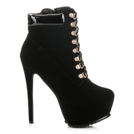 Sergio Todzi Šněrovací boty Sergio černý