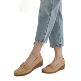 Dámské mirena khaki mokasíny zelený