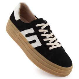 Boty na platformě Filippo Paw589 Black černá Boty na platformě Filippo Paw589 Black černá