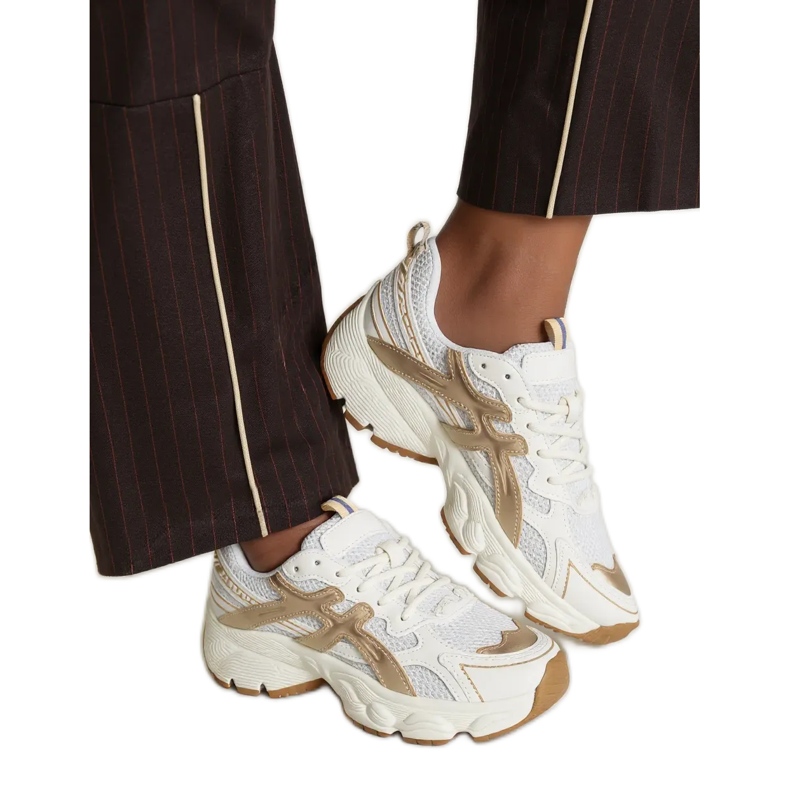 Béžové tenisky žen béžový Béžové tenisky žen béžový