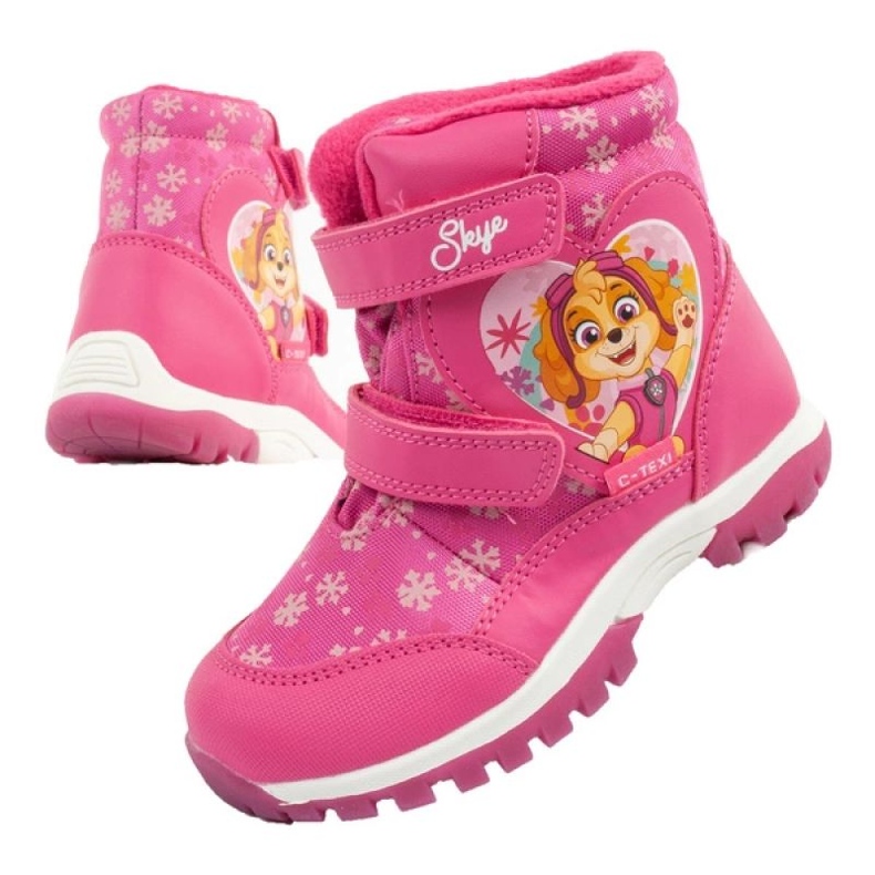 Boty, Snow Boots of Cerda PW009837 PSSI Patrol Motif růžový