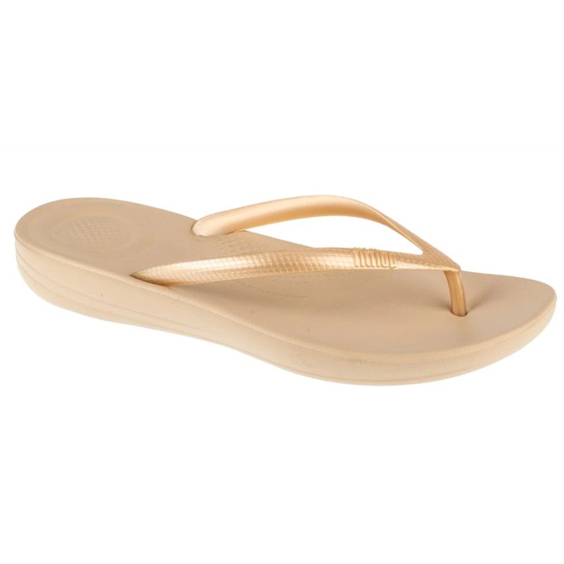 Flip-Flops Fitflop IQushion Ergonomic E54-010 BEIGE béžový
