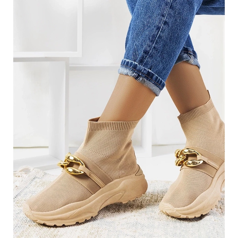 D/GMR Martinovy ​​hnědé vysoké tenisky hnědý