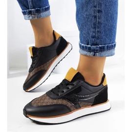 D/GMR Černé dámské tenisky Chiara černý