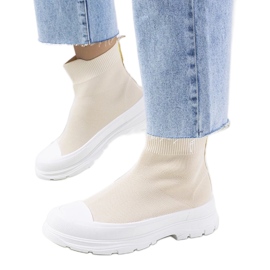 D/GMR Béžové tenisky Miki kotníkové béžový