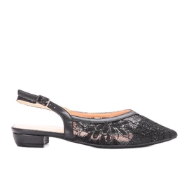 D/GMR Černé krajkové balerínky od Marlioz černá