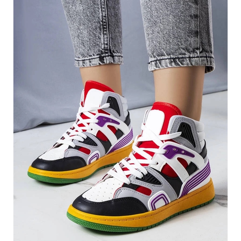 D/GMR Černé kotníkové boty značky Marjorie šedá